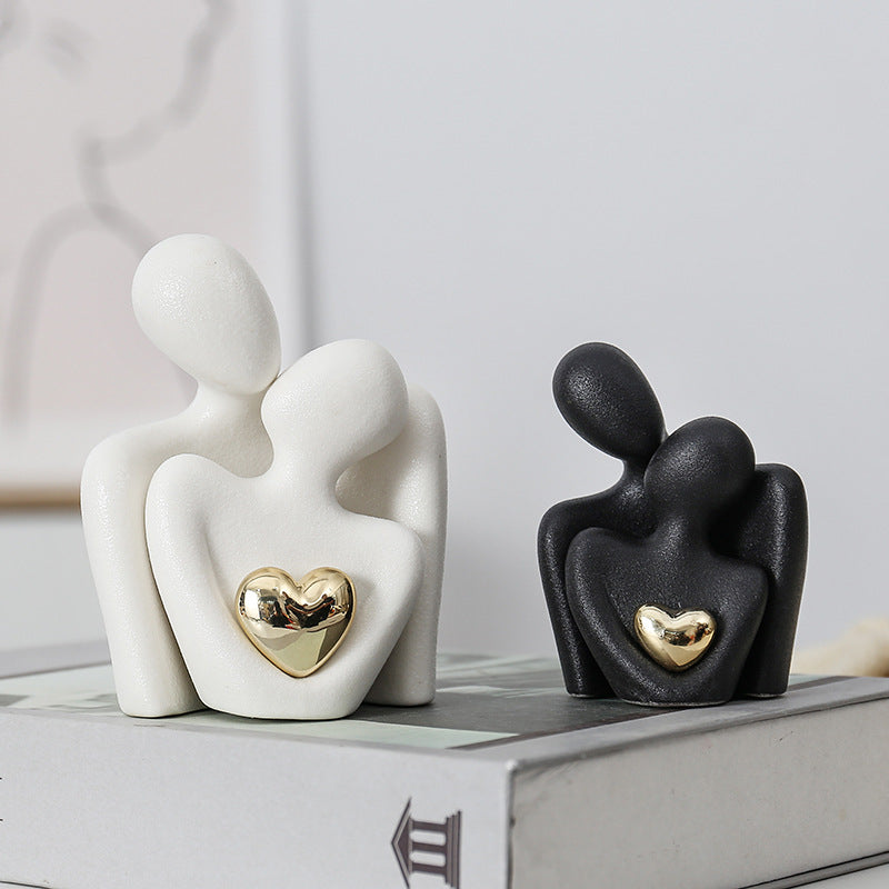 Embrace – Modern & Minimalist Couple Sculpture