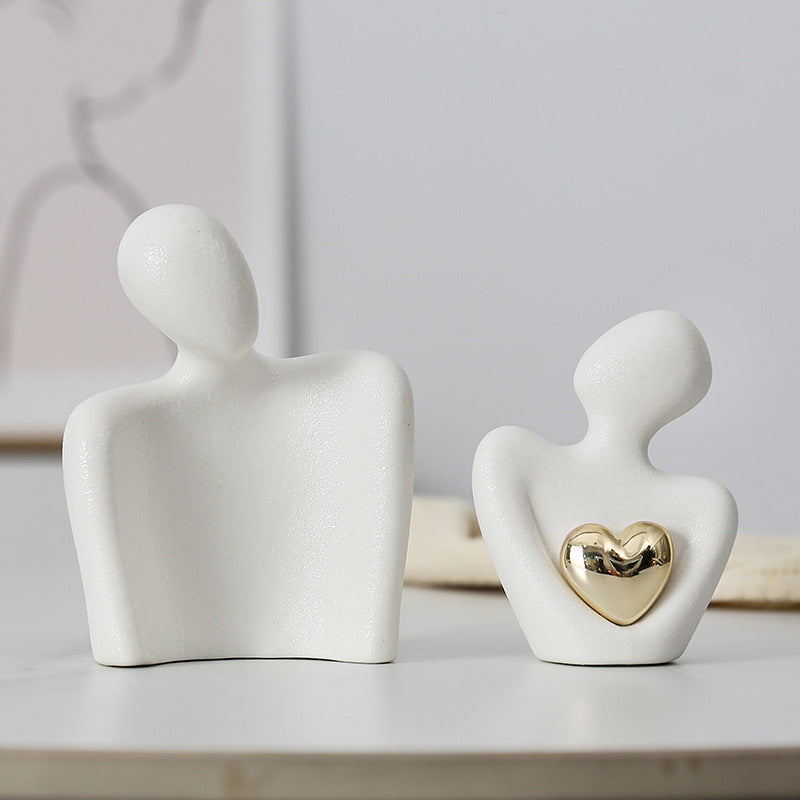 Embrace – Modern & Minimalist Couple Sculpture